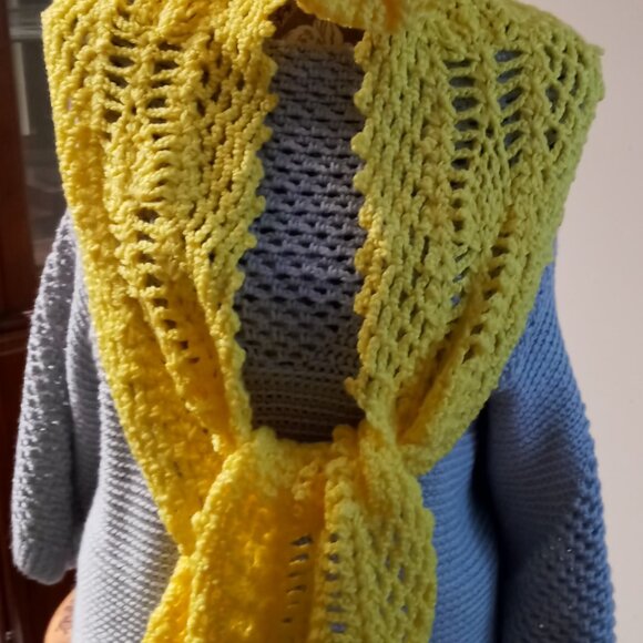 BERET & OPEN SCARF SET - Picture 1 of 2